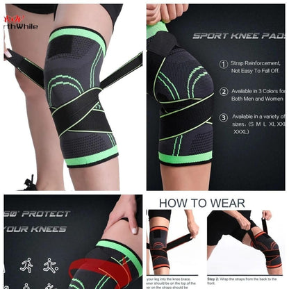 3D Weaving Knee Support Band