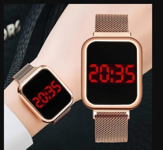 Touch LED Magnet Watch