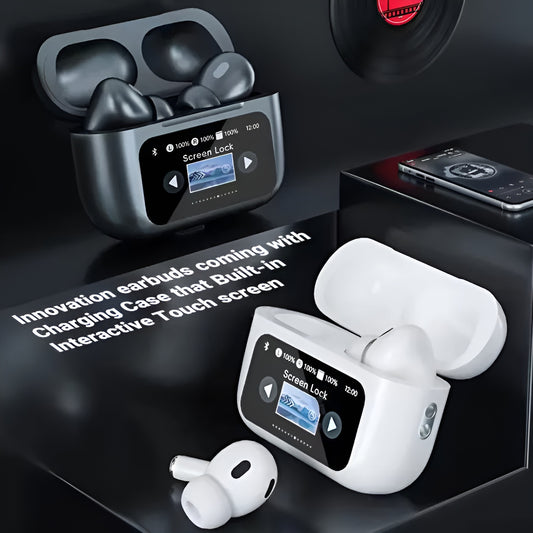 Screen Airpods A9 Pro LCD Earbuds